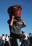 Banyuls Harvest Festival Grape Carrying Race.
